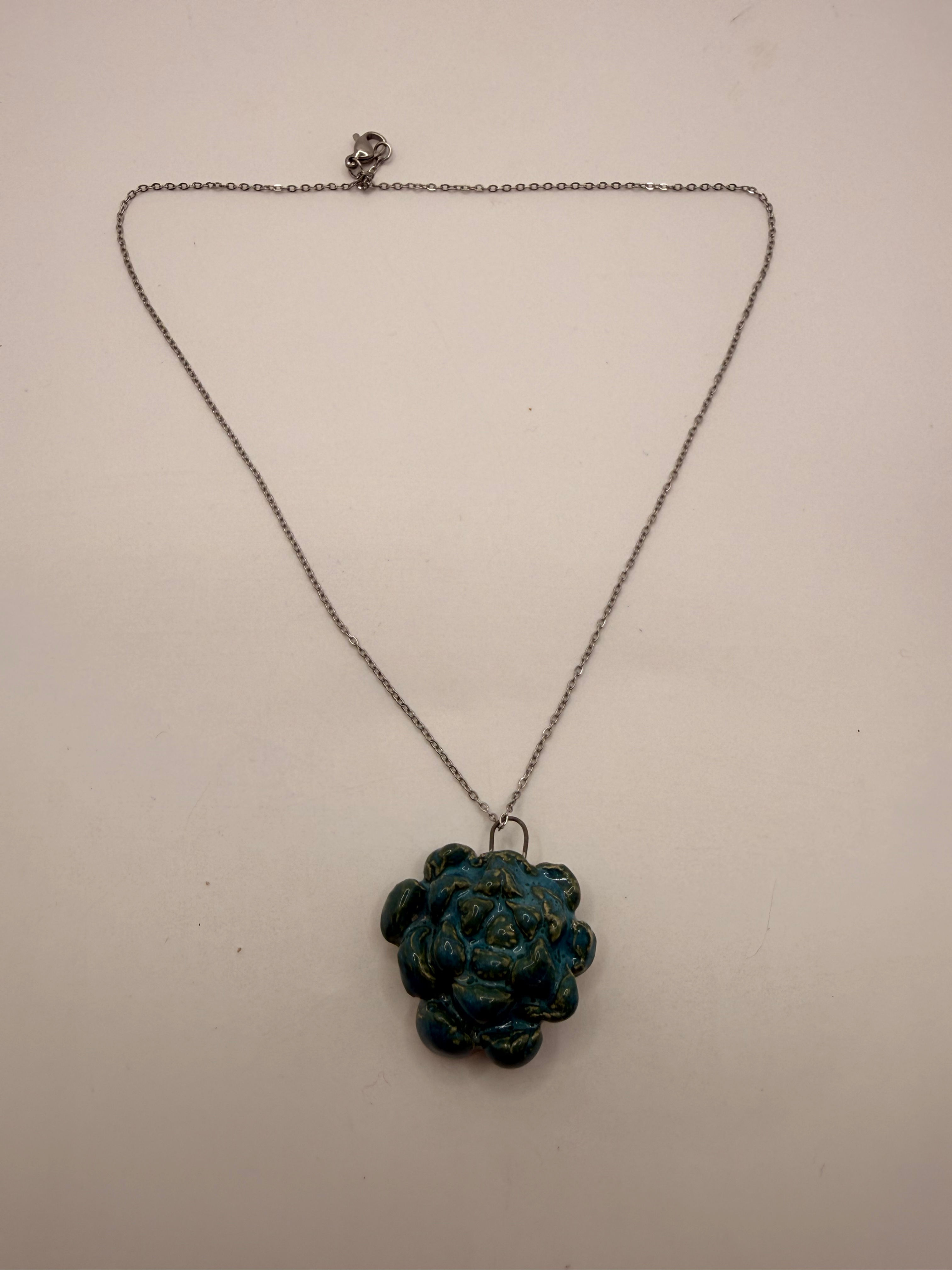Jade Flower Necklace