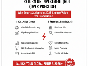 Student comparing university costs and salaries for ROI decision