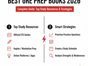 Best GRE prep books for 2026 exam preparation