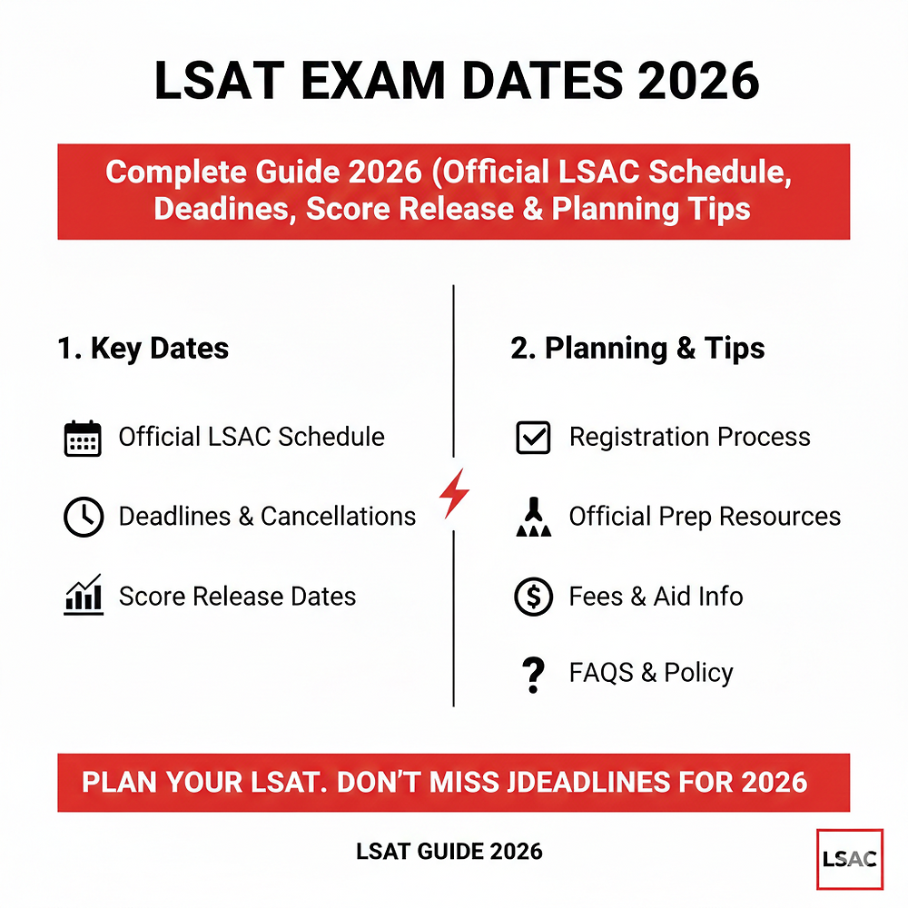 LSAT Exam DATES 2026: Complete Guide 2026 (Official LSAC Schedule ...