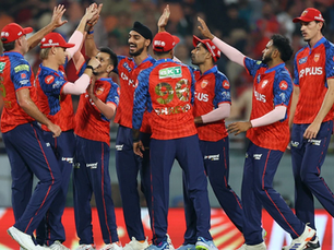 PBKS vs GT match result 2026 showing Punjab Kings players celebrating a thrilling win over Gujarat Titans in IPL 2026