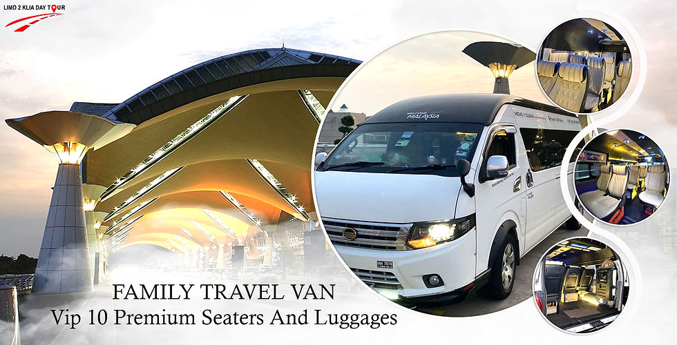 FAMILY TRAVEL VAN Vip 10 Premium Seaters And Luggages - 1