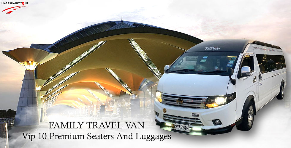 FAMILY TRAVEL VAN Vip 10 Premium Seaters And Luggages