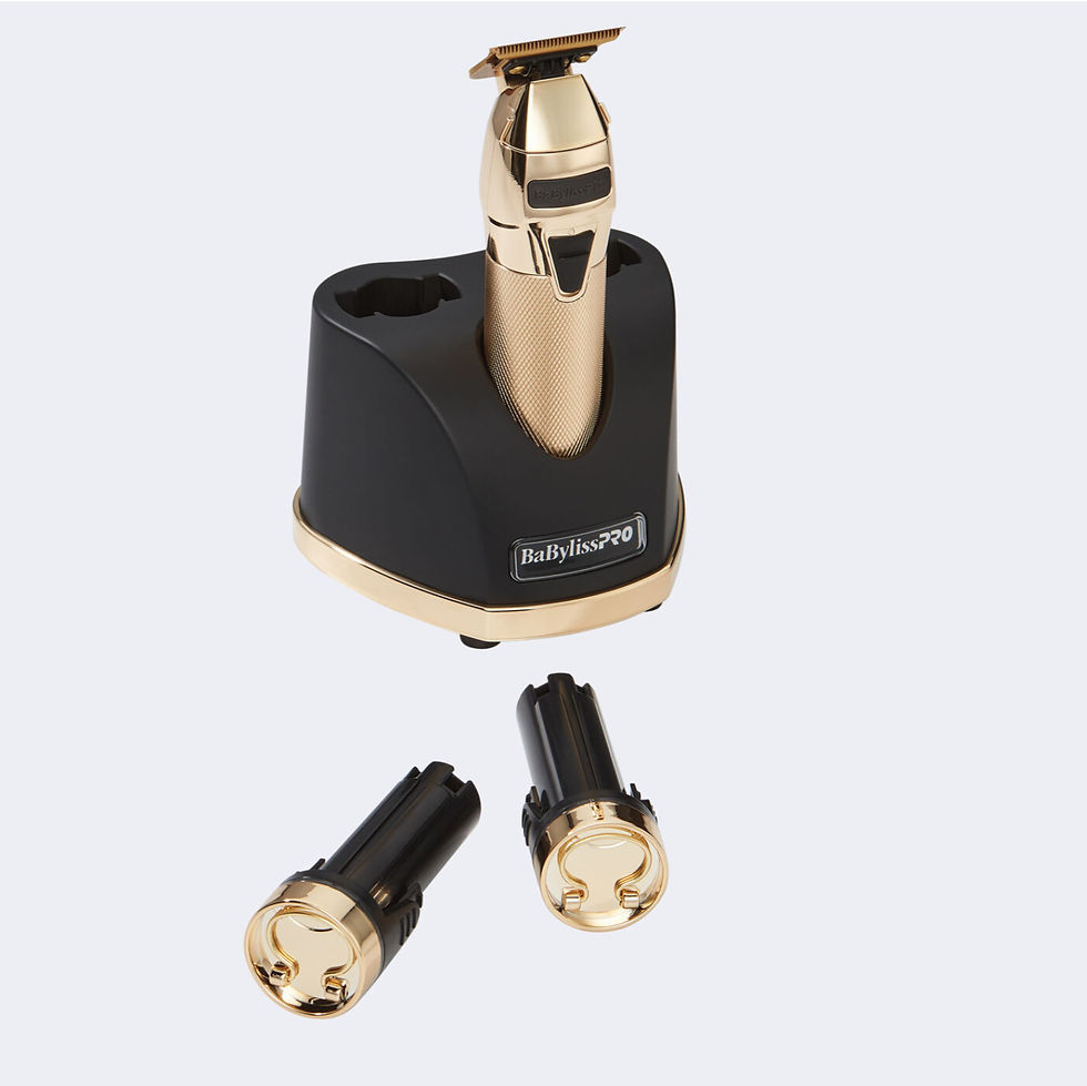 Thumbnail: BABYLISS PRO LIMITED EDITION GOLD SNAPFX TRIMMER WITH SNAP IN/OUT DUAL LITHIUM BATTERY