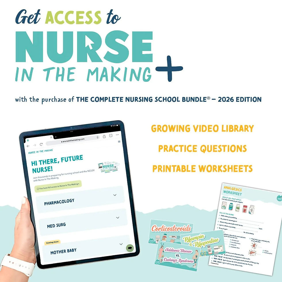 Thumbnail: The Complete Nursing School Bundle 2026 Edition