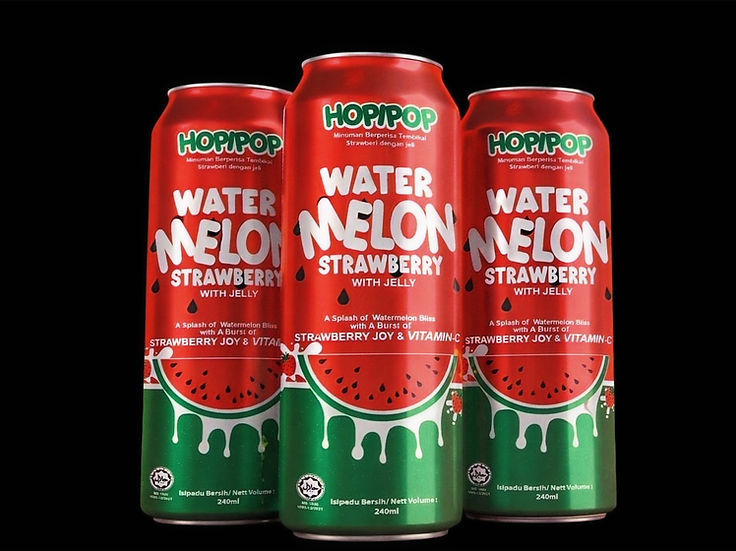 hopipop water melon strawberry drink