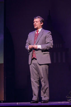 Alex as Mr. Banks in Mary Poppins