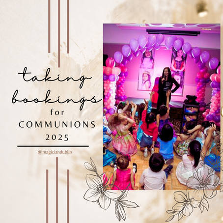 🌟 Now Booking for 2025 Communion Celebrations! 🌟