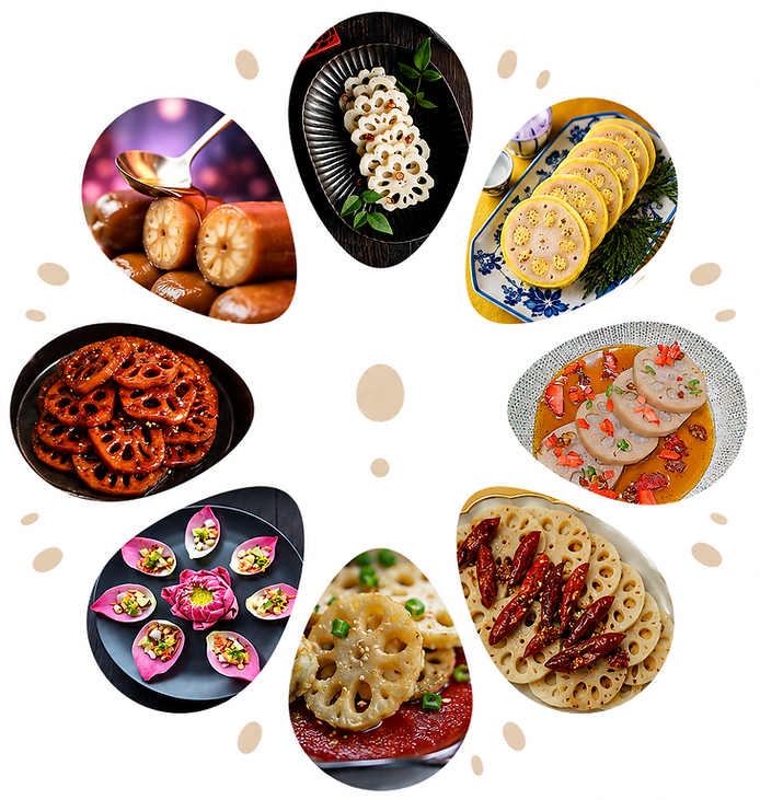 Lotus root dishes and lotus recipes