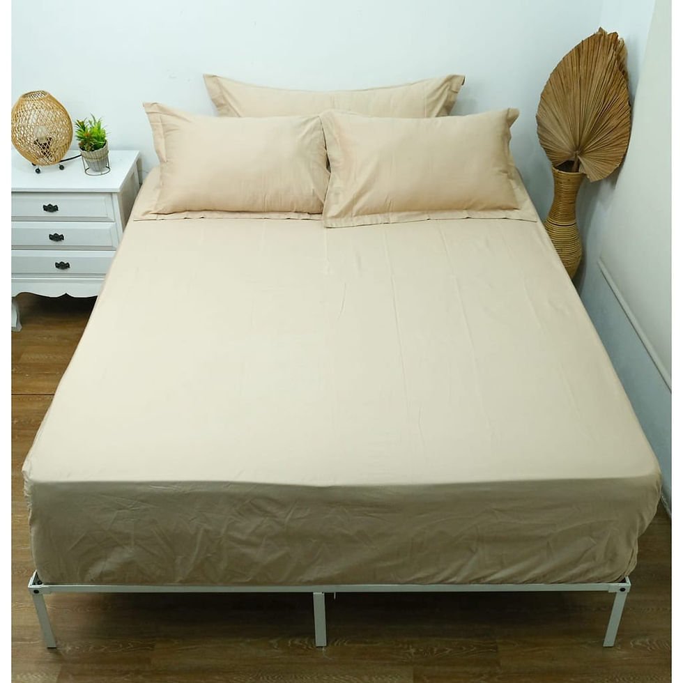 Sprei Bahan Katun Jepang Mocca