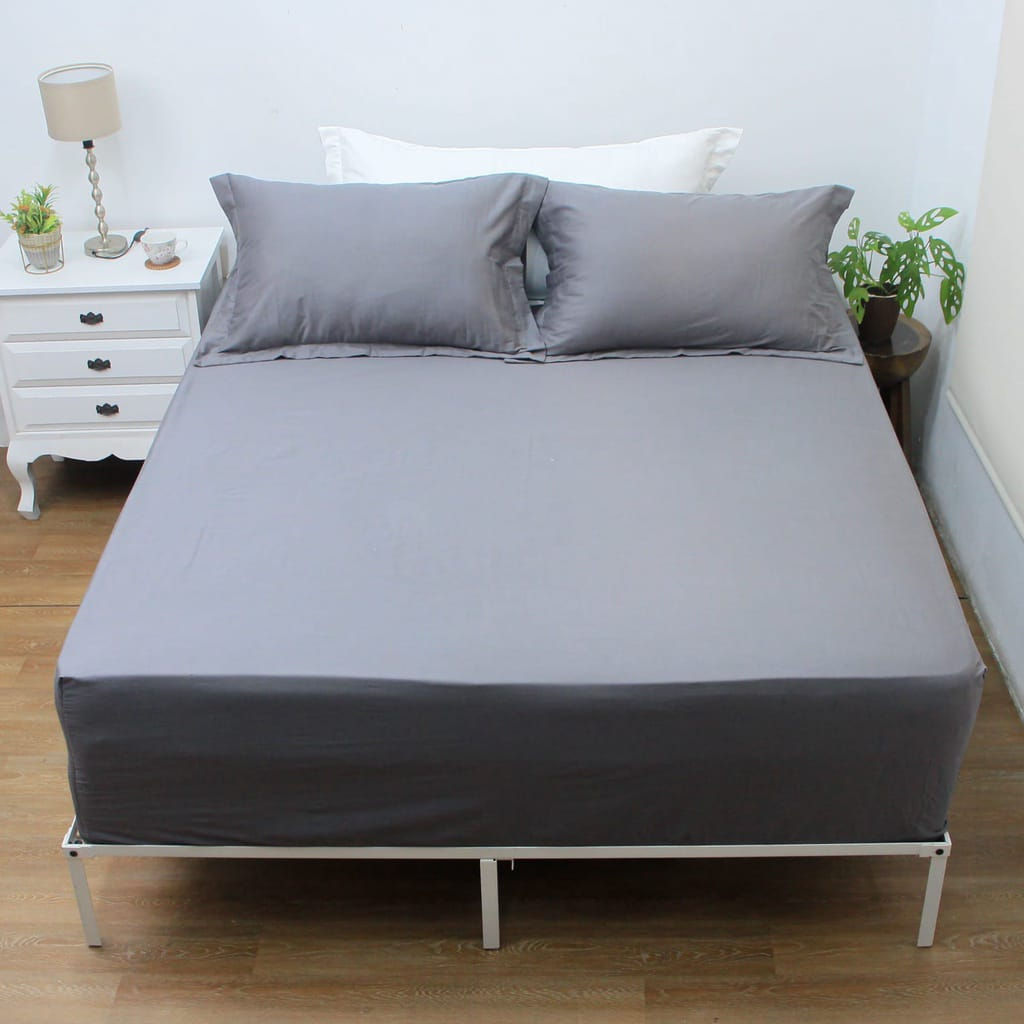 Sprei Bahan Katun Jepang Abu Tua