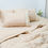Thumbnail: Sprei Bahan Katun Jepang Mocca Cubit Renda