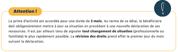 Texte prime d'activité