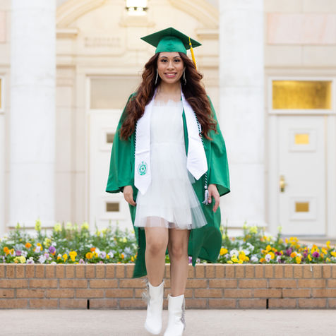 Dallas Senior Graduation Portraits - University of North Texas 