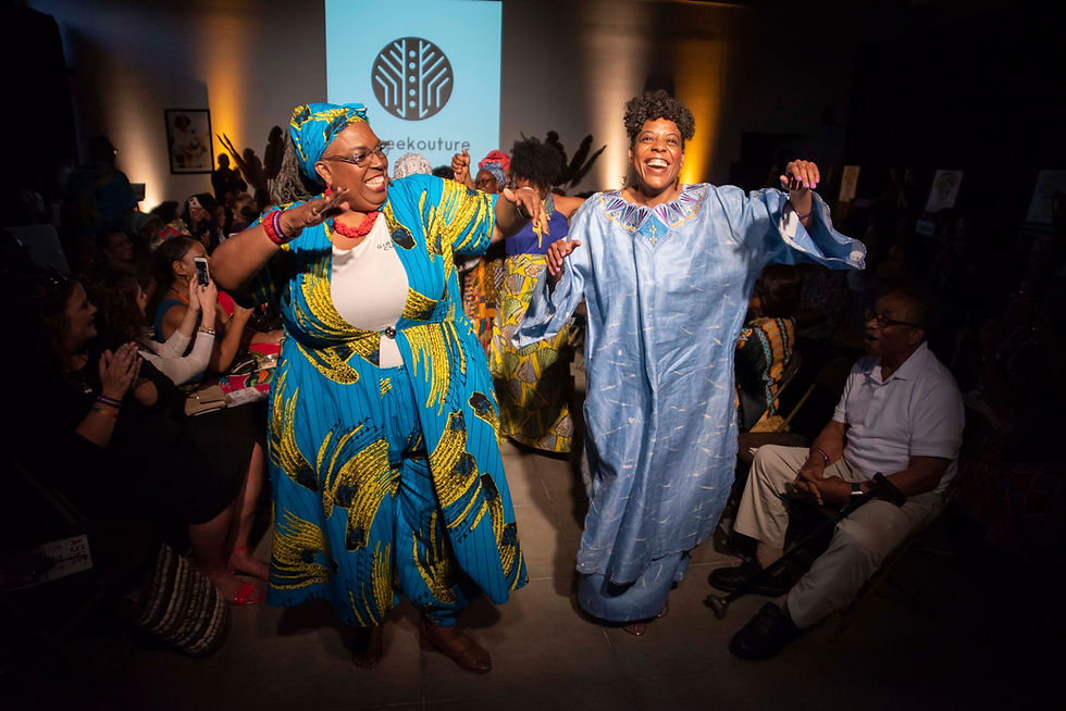 Afreekouture community celebrating