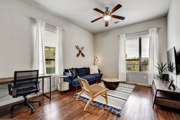 A Downtown Military Living Living Room