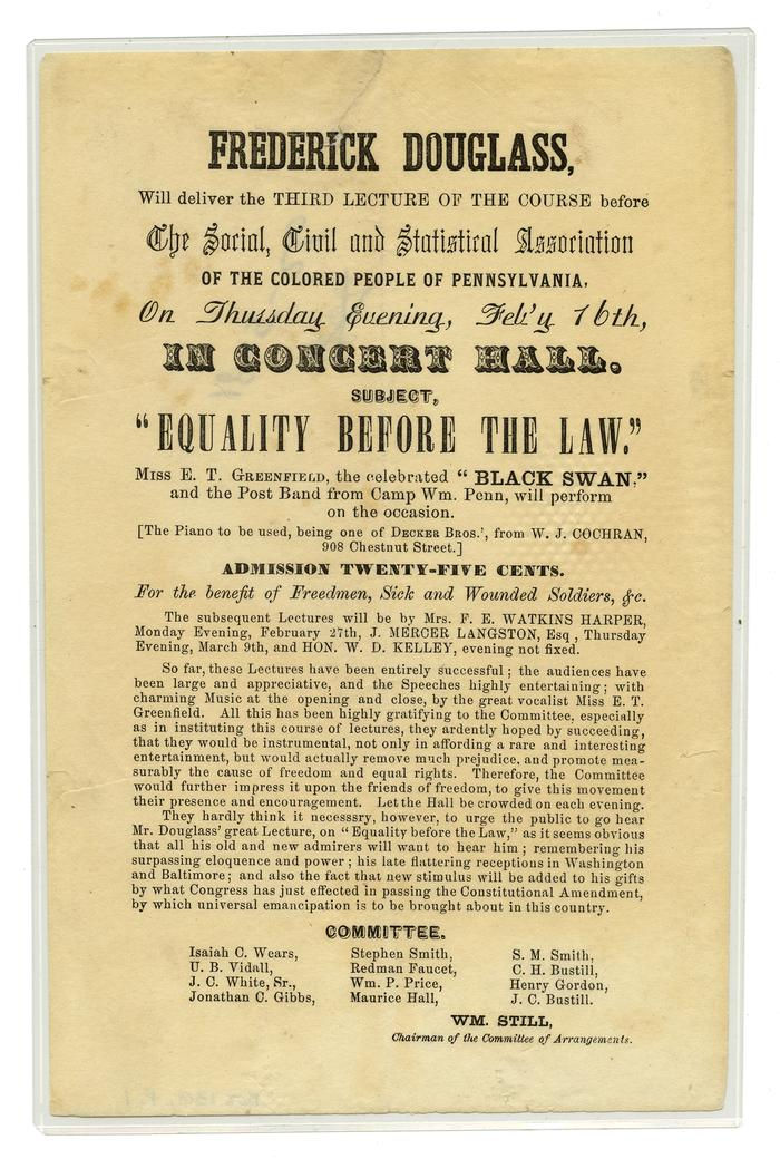 Historical Society of Pennsylvania Awarded Save America’s Treasures Grant