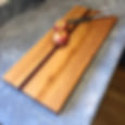 Macrocarpa and Purpleheart Cutting Board