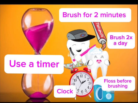 2/2 Brush2xaday for 2 minutes each time