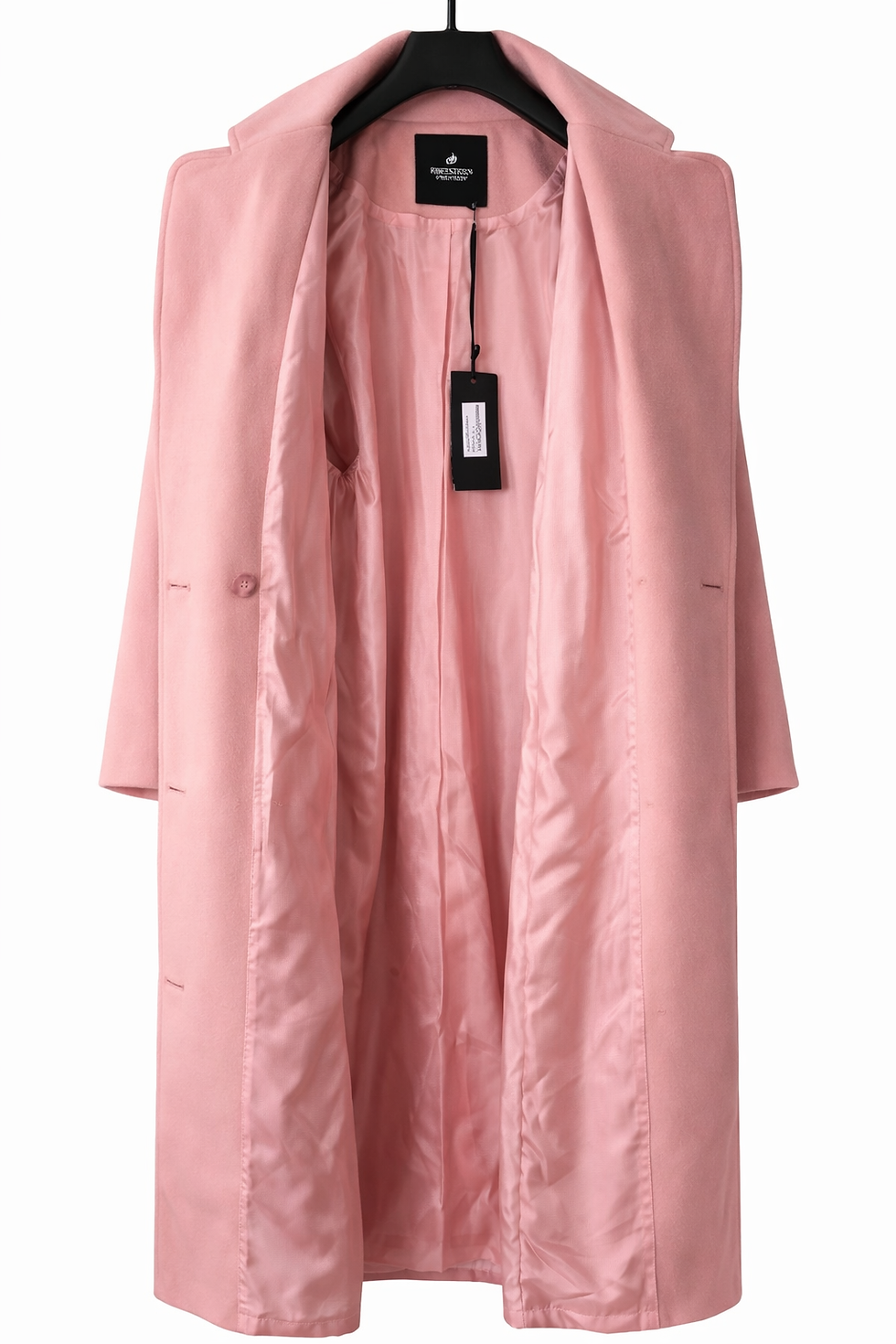 Thumbnail: Compania Italiana - Pink wool/Cashmere coat