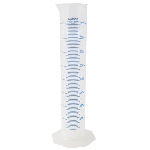 Dynalon 537835-4000 4000 mL Polypropylene Squat Form Printed Cylinder