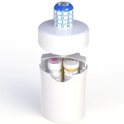 Prescription Safety Combination Lock Box for Drugs and Medication