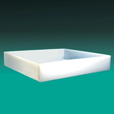 Rectangular Lab Tray, 13 Liter, HDPE, 15 x 17 x 3''