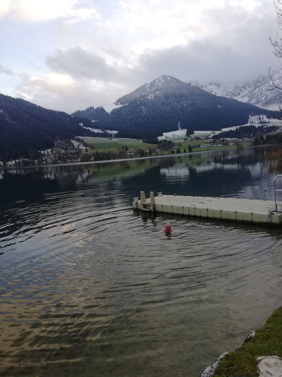 Eisbaden-Winterschwimmen