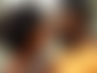 A black couple look at each other