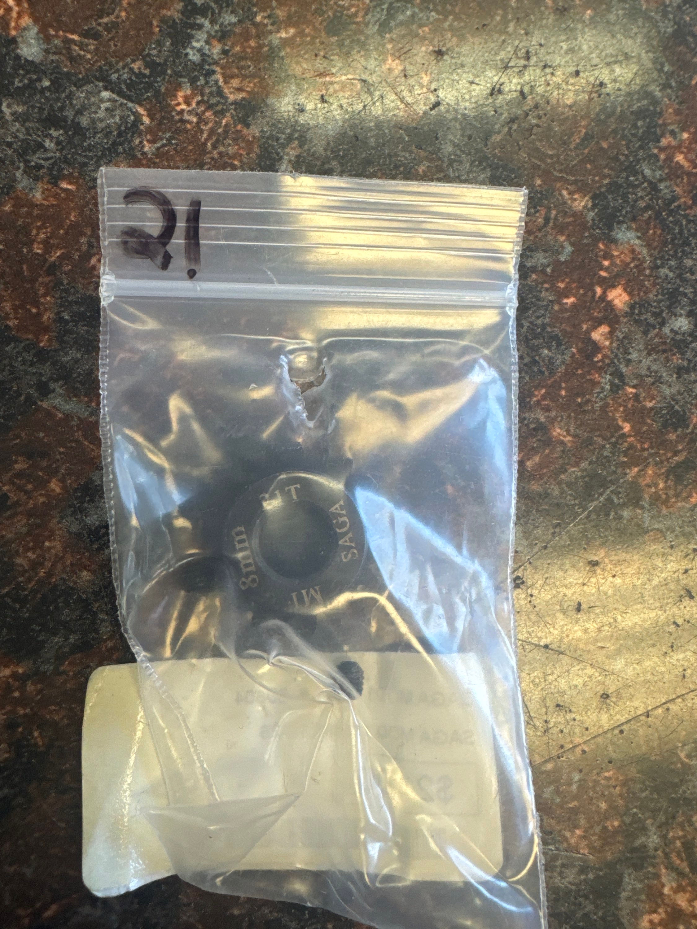 Saga pinion 21 t mod 1 8mm