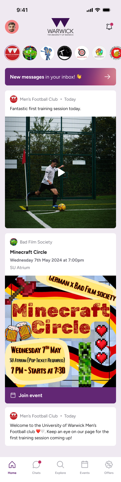 Home Page Screenshot