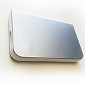 Silver External Hard Drive