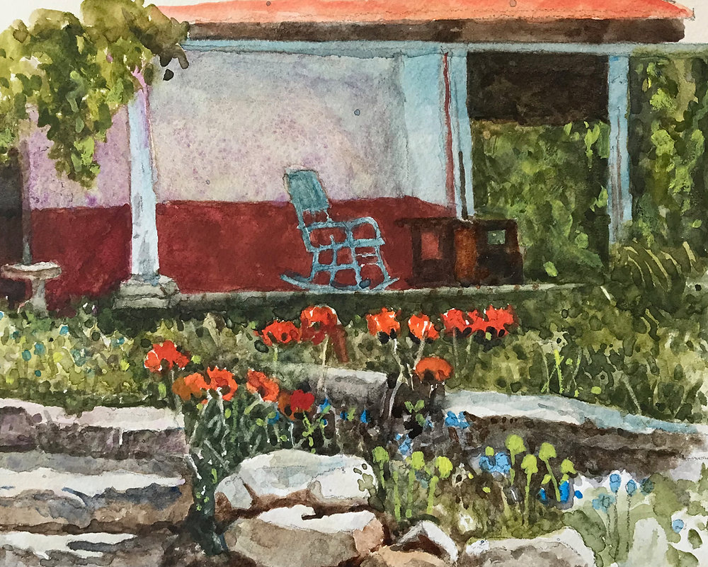 Painting A Taos Landmark