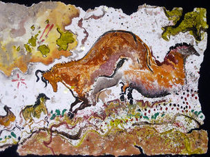 Ancient Spirits Watercolor Painting