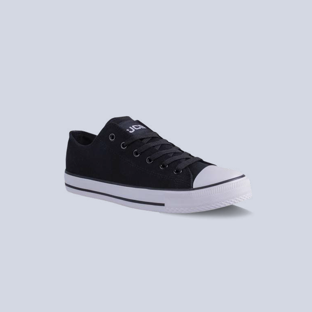 JCB Drift Black Canvas Sneaker