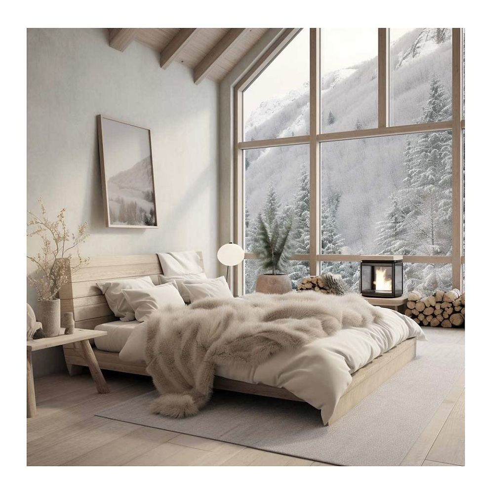 Décoration chambre hiver cocooning 