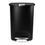 Thumbnail: Black 13-Gallon Kitchen Trash Can Foot Pedal Lid