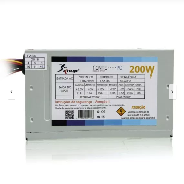Miniatura: FONTE ATX PC 200W KP-517