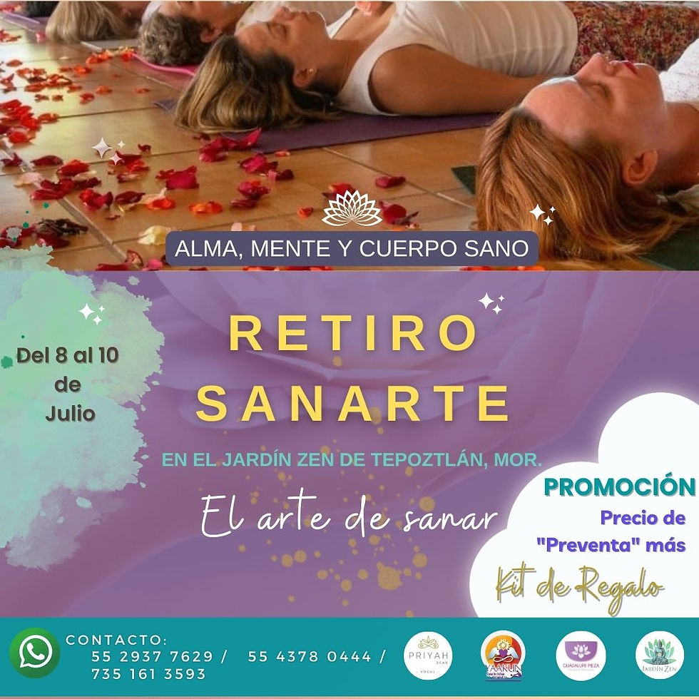 Retiro SANARTE "El arte de sanar"