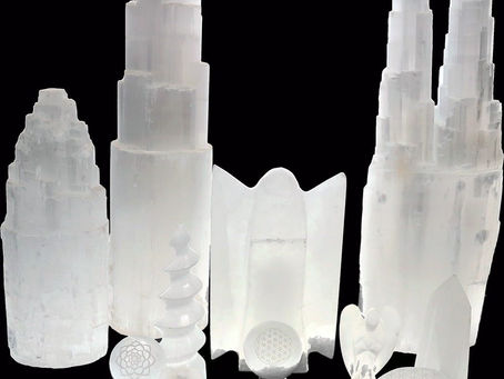 Selenite crystal
