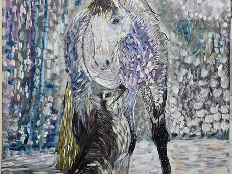 Companions in the Snow Forest