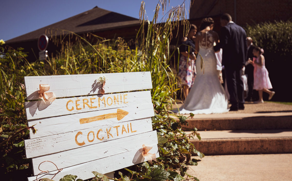 Cocktail dans les jardins des granges de Bosc Grimont