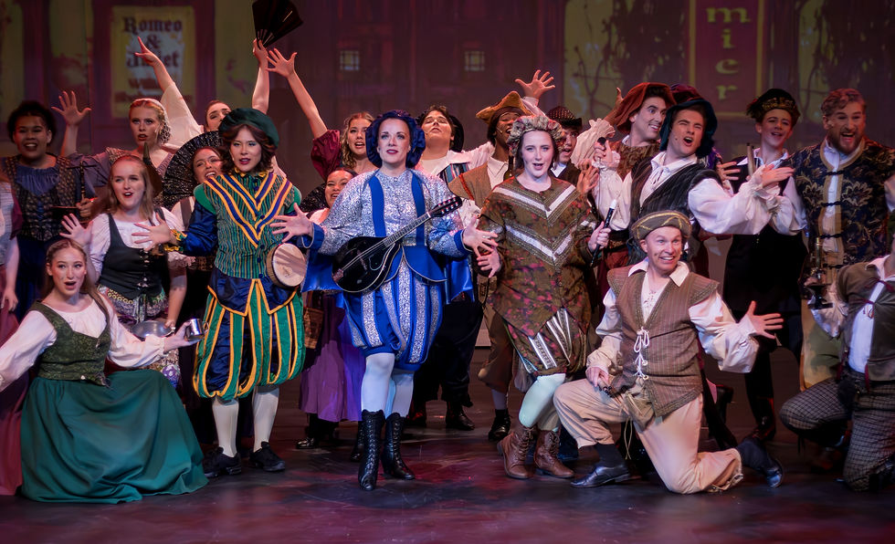 The Company of Rose Center Theater's Production of SOMETHING ROTTEN! Now Playing through July 20th in Westminster