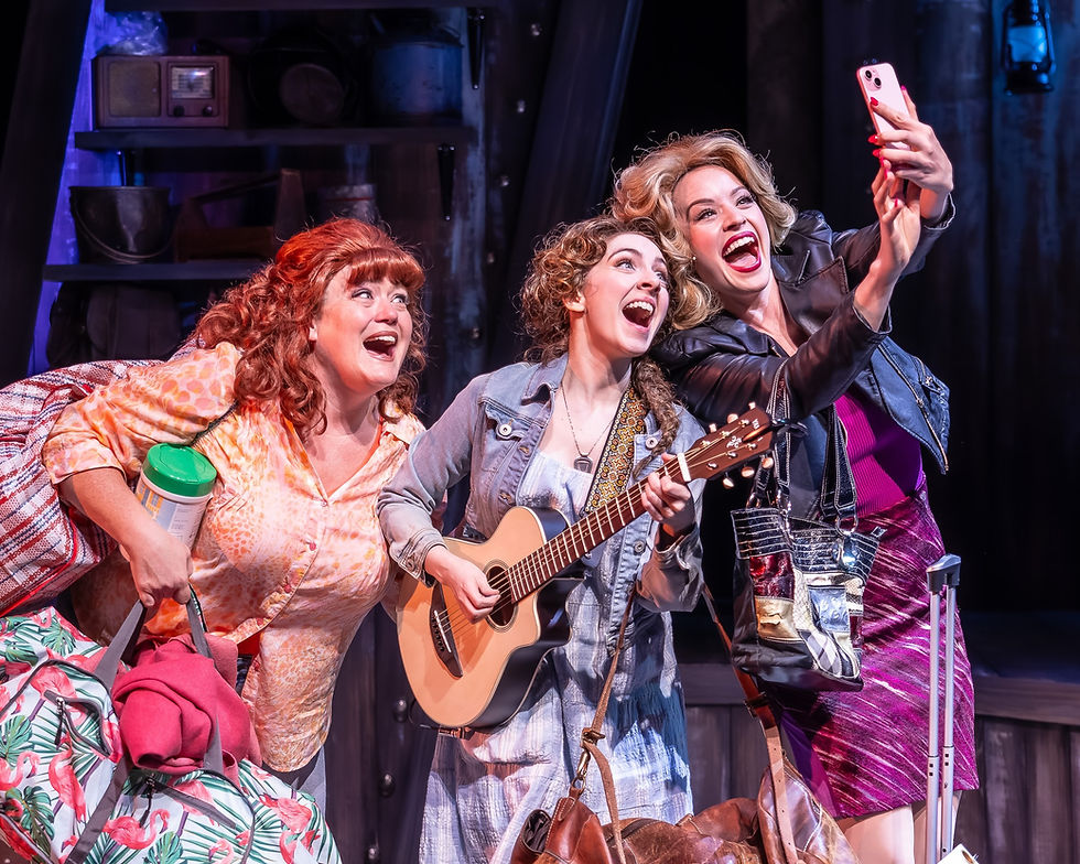 Alexandra Melrose, Darcy Rose Byrnes and Shelley Regner star in the Laguna Playhouse production of “HONKY TONK ANGELS” by Ted Swindley, directed by David Ellenstein and now playing at the Laguna Playhouse in Laguna Beach.