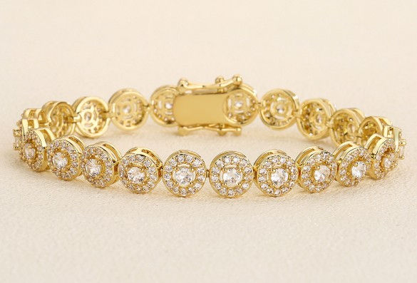 Thumbnail: Full Inlaid AAA Zircon Bracelet
