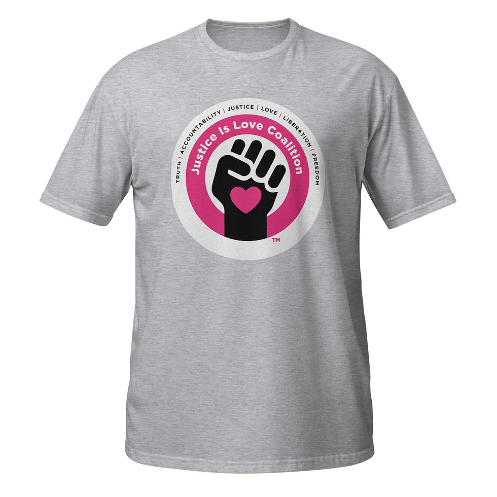 Thumbnail: New Justice Is Love Short-Sleeve Unisex T-Shirt