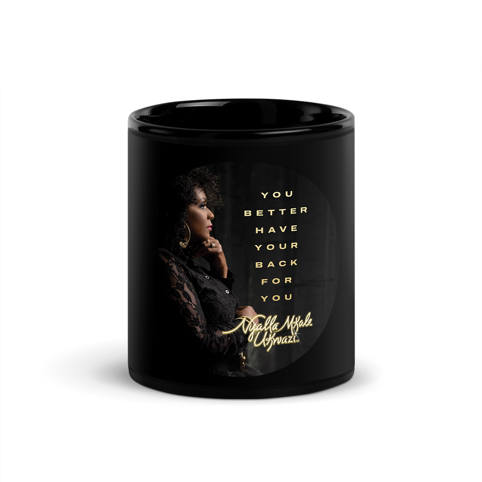 Thumbnail: For You Black Glossy Mug