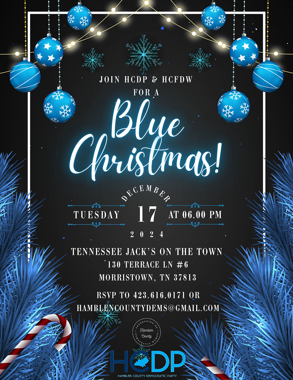 HCDP & HCFDW Blue Christmas Party