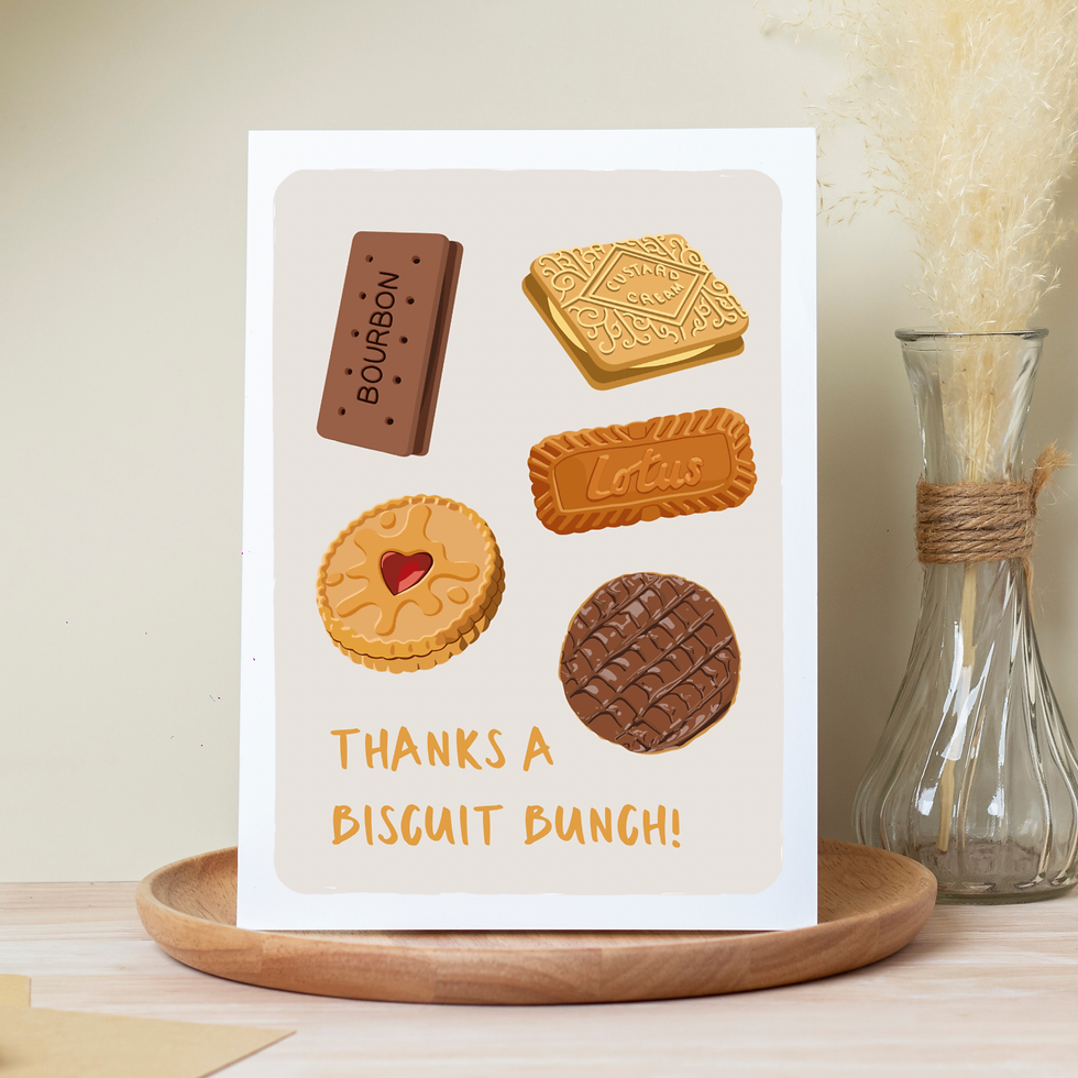 Thanks a Biscuit Bunch Thank You Card