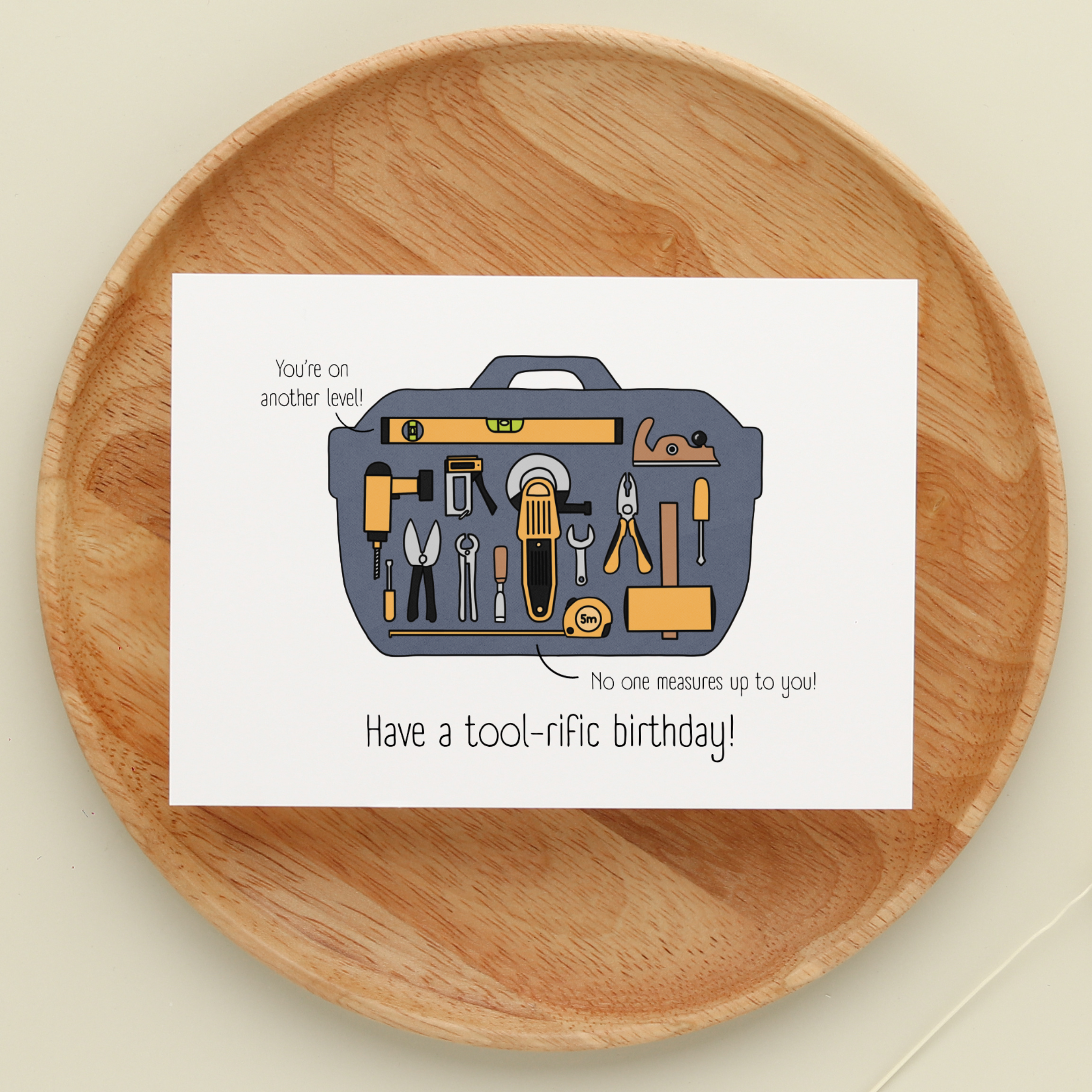 Tool Box Pun Birthday Card